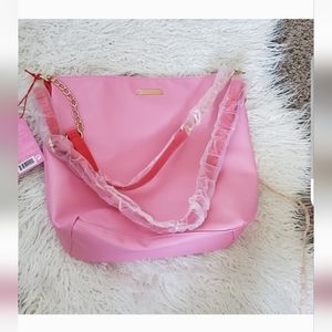 NWT JUICY COUTURE Barbie Pink w/Red interior PURSE, 💗❤️